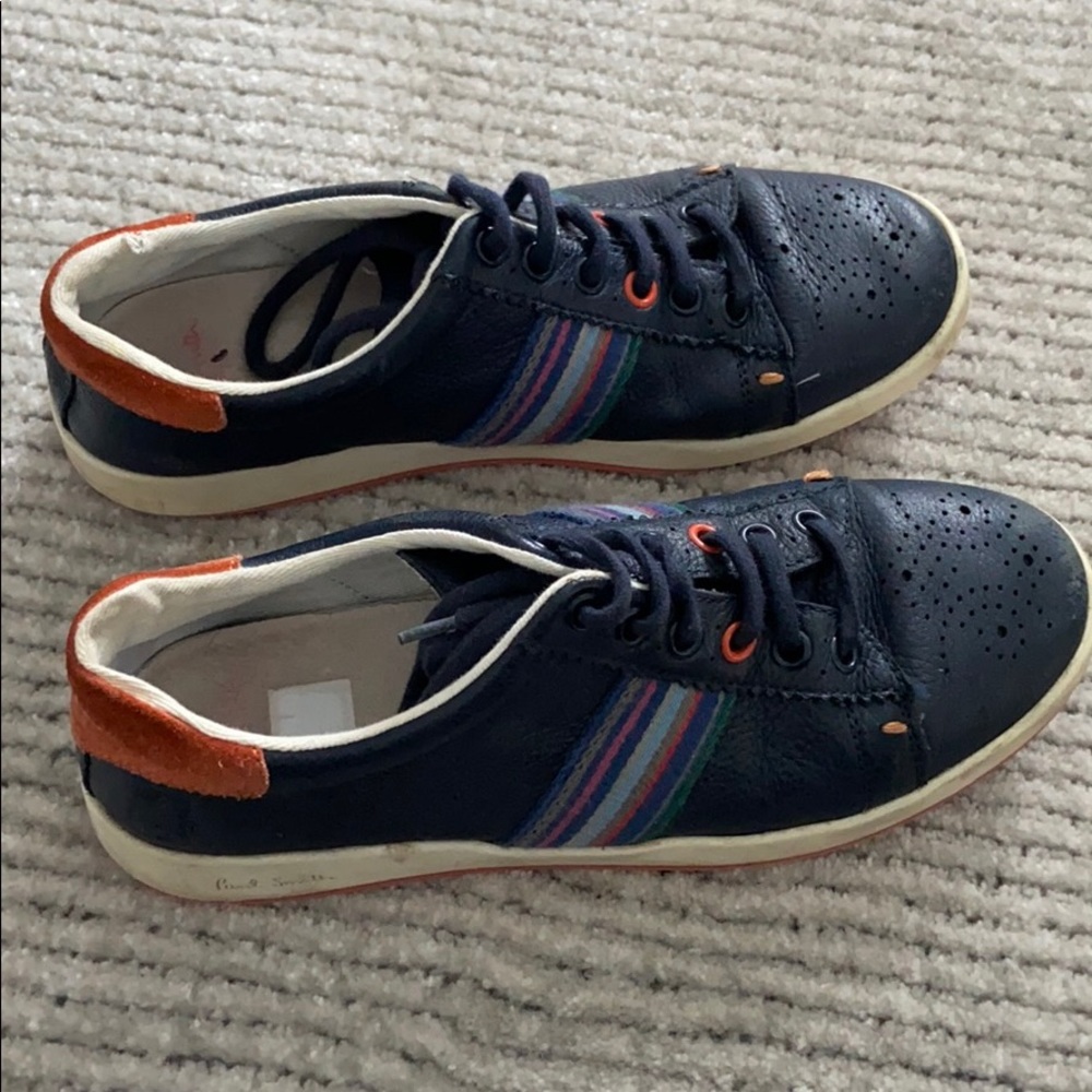 Paul Smith Boys Lace up stripe sneaker